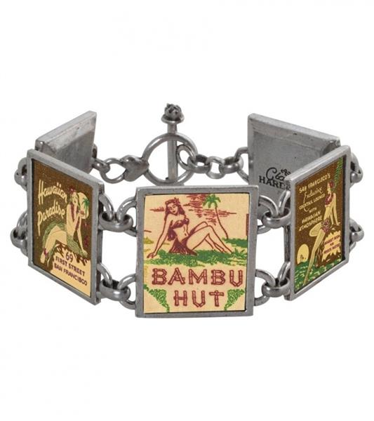 Grote foto classic hardware vintagewear hawaii armband. kleding dames sieraden