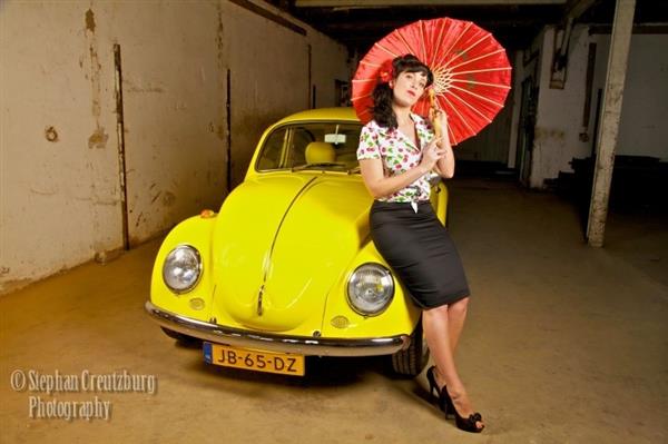 Grote foto pinup couture classic pencil skirt in black. kleding dames jurken en rokken