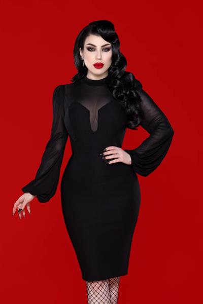 Grote foto katakomb mistress dress. kleding dames jurken en rokken