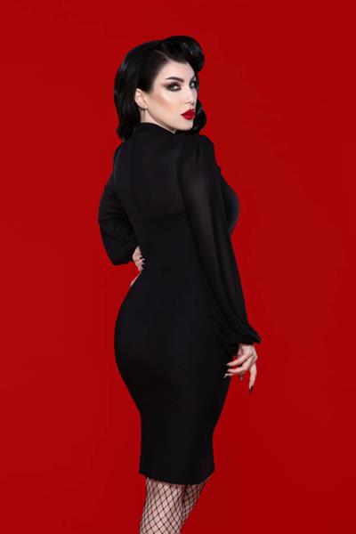 Grote foto katakomb mistress dress. kleding dames jurken en rokken