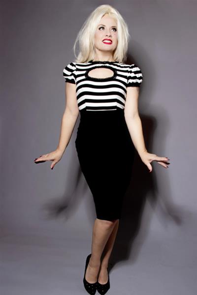 Grote foto katakomb molly keyhole dress. kleding dames jurken en rokken