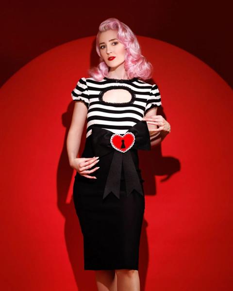 Grote foto katakomb molly keyhole dress. kleding dames jurken en rokken