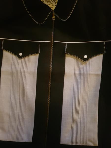 Grote foto motor kulture plymouth classic jacket in black with grey. kleding dames jassen zomer