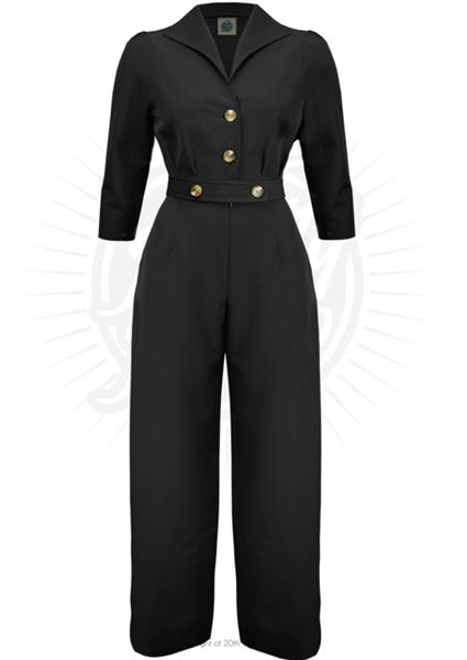 Grote foto pretty retro retro jumpsuit. kleding dames broeken en pantalons