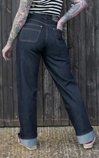 Grote foto rumble 59 marlene jeans the riveter in 32 34. kleding dames broeken en pantalons
