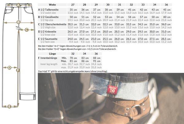 Grote foto rumble 59 marlene jeans the riveter in 32 34. kleding dames broeken en pantalons