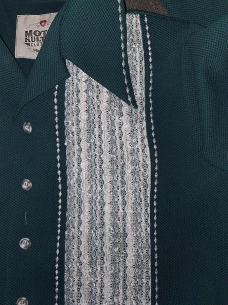Grote foto motor kulture clothing old times pullover in bottled green. kleding heren t shirts