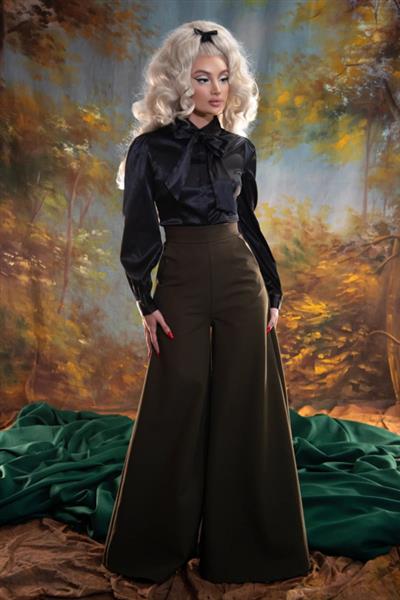 Grote foto katakomb angela blouse in black in medium. kleding dames overige kledingstukken
