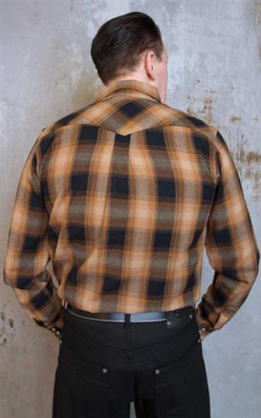 Grote foto rumble 59 plaid shirt true grit. kleding heren t shirts