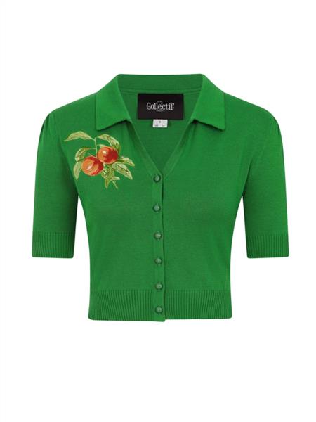 Grote foto collectif jan vintage peach cardigan. kleding dames truien en vesten