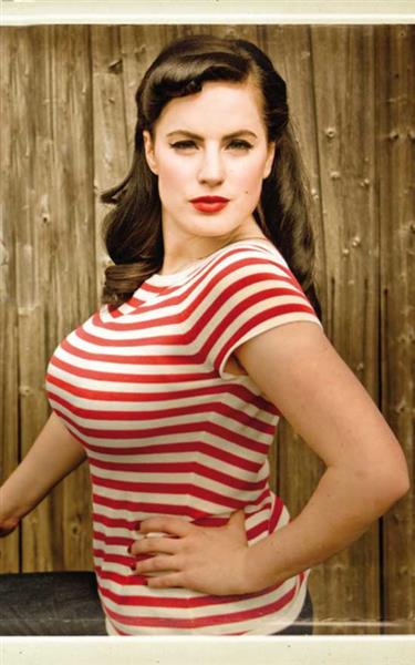 Grote foto rumble 59 striped sweater the red stripes kleding dames overige kledingstukken