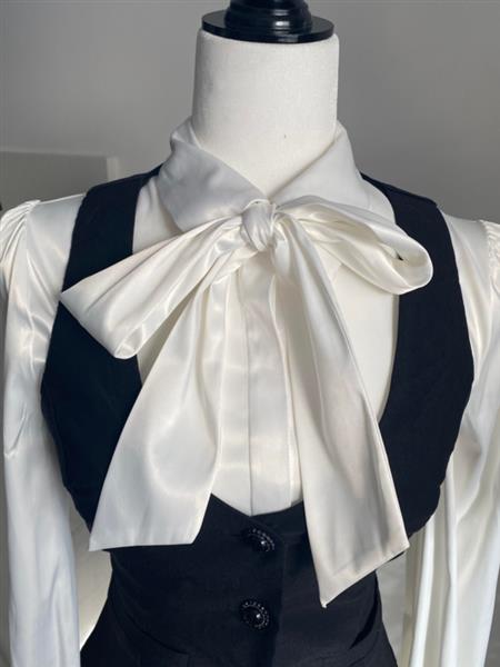 Grote foto katakomb angela blouse in white. kleding dames overige kledingstukken