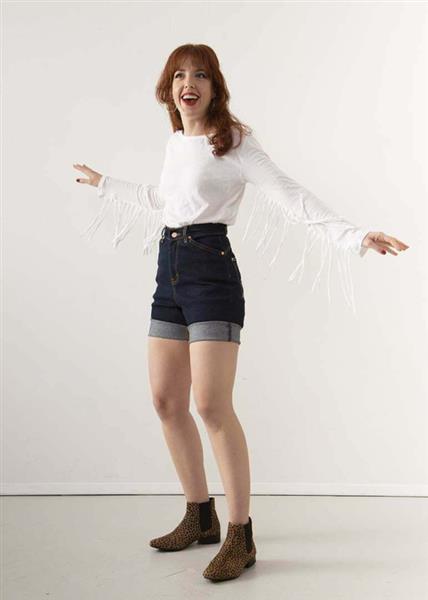 Grote foto lady k loves hug me baby shorts. kleding dames broeken en pantalons