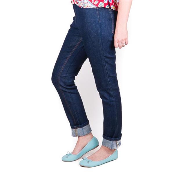 Grote foto lady k loves classic jeans. kleding dames broeken en pantalons