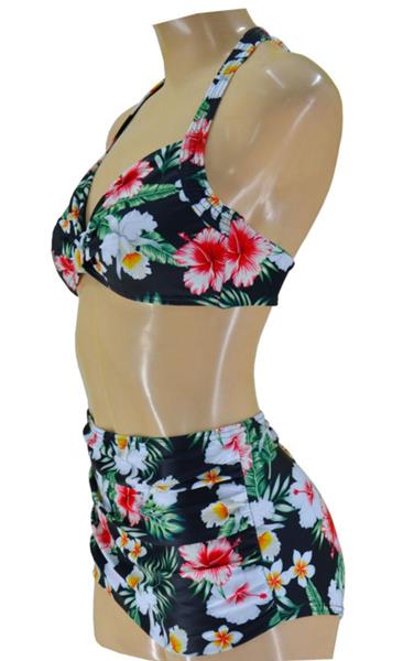 Grote foto aloha beachwear 50 bikini in tropical orchid. kleding dames badmode en zwemkleding
