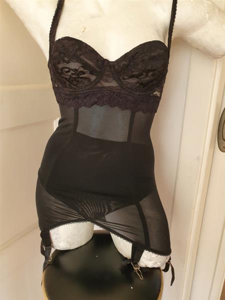 Grote foto kiss me deadly black lace corselette. kleding dames ondergoed