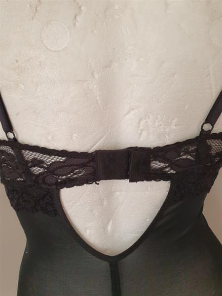Grote foto kiss me deadly black lace corselette. kleding dames ondergoed