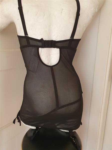 Grote foto kiss me deadly black corselette. kleding dames ondergoed