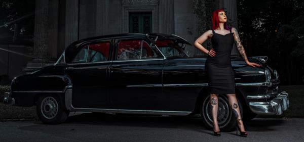 Grote foto katakomb vamp dress. kleding dames jurken en rokken