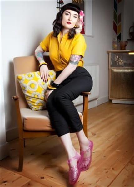 Grote foto lady k loves may capri in black in xlarge. kleding dames broeken en pantalons