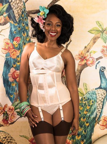 Grote foto what katie did waist cincher glamour in peach. kleding dames ondergoed