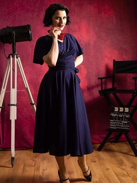 Grote foto what katie did felicity skirt navy. kleding dames jurken en rokken