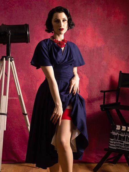 Grote foto what katie did felicity skirt navy. kleding dames jurken en rokken