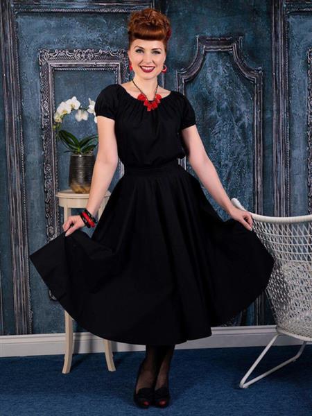 Grote foto what katie did felicity skirt black in medium. kleding dames jurken en rokken