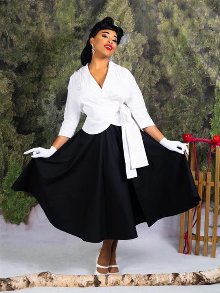 Grote foto what katie did felicity skirt black in medium. kleding dames jurken en rokken
