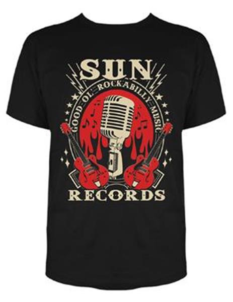 Grote foto steady sun electric mic mens tee black in small. kleding heren t shirts