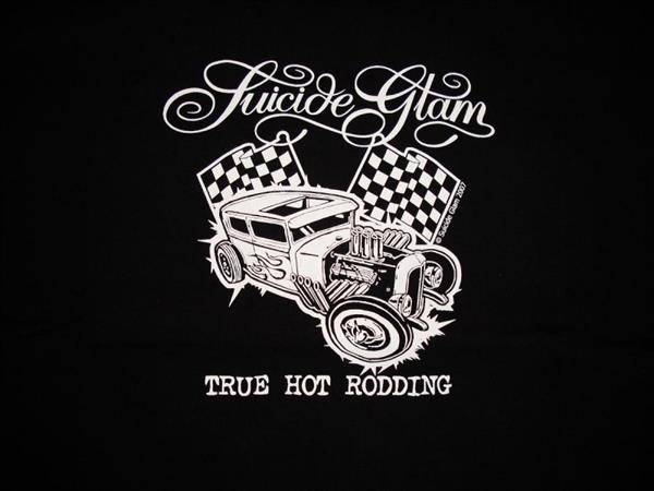 Grote foto suicide glam true hot rodding t shirt. kleding heren t shirts