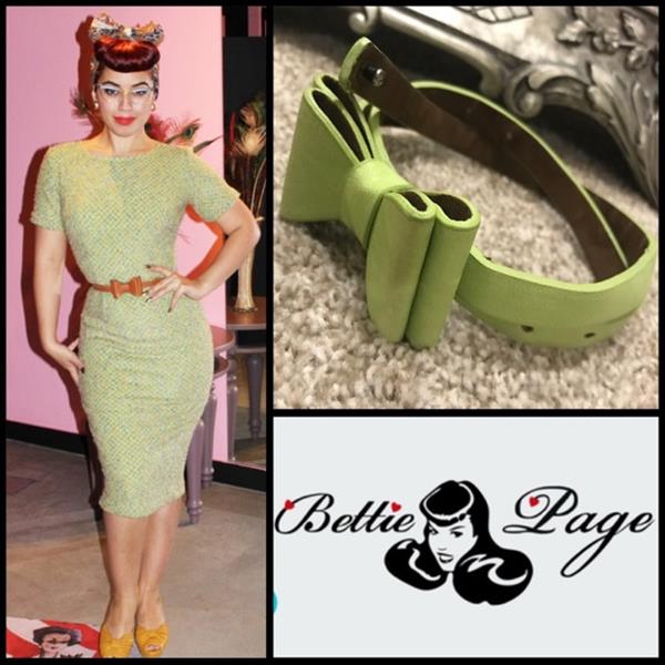 Grote foto tatyana clothing big bow belt. kleding dames riemen