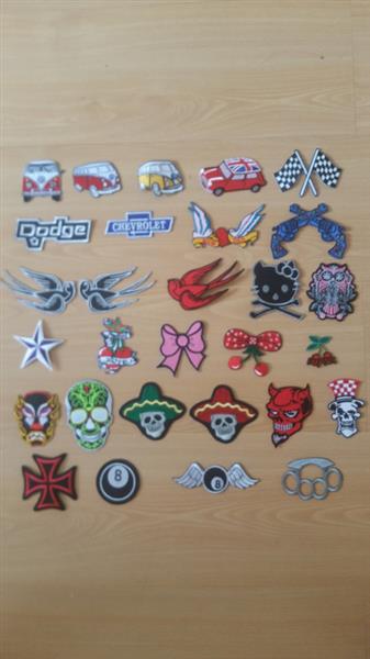 Grote foto patches. diversen overige diversen