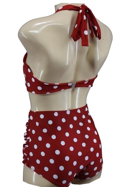 Grote foto aloha beachwear 50 bikini red dots. kleding dames badmode en zwemkleding