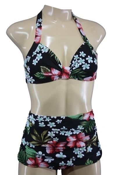 Grote foto aloha beachwear 50 bikini in hibiscus. kleding dames badmode en zwemkleding
