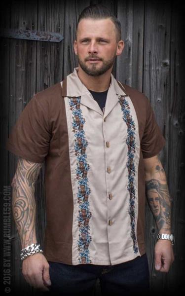 Grote foto rumble 59 lounge shirt aloha tiki in small. kleding heren t shirts