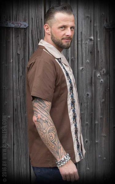 Grote foto rumble 59 lounge shirt aloha tiki in small. kleding heren t shirts