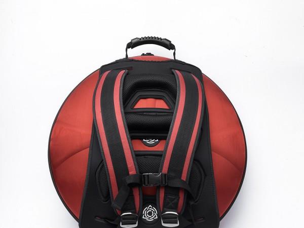 Grote foto handpanshop hardcase oranje rood muziek en instrumenten overige muziek en instrumenten