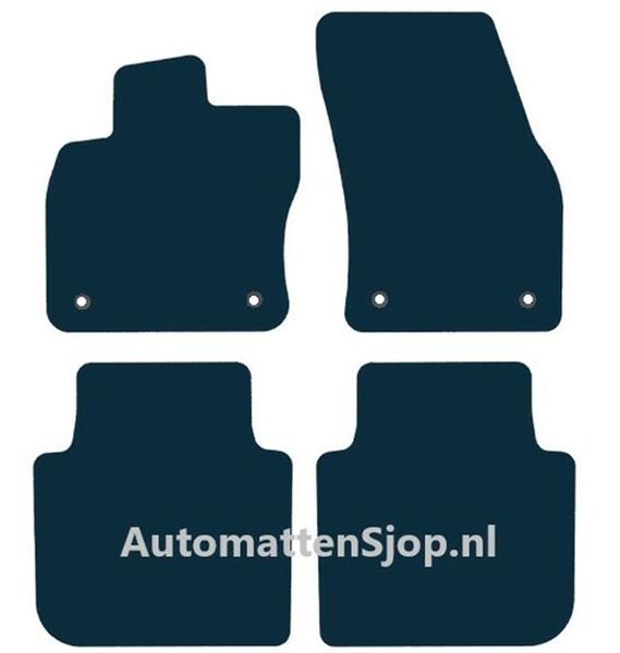 Grote foto luxe velours zwart automatten skoda kodiaq 2024 2025 auto onderdelen overige auto onderdelen