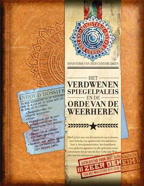 Grote foto ministerie van zeer geheime zaken 1 het verdwenen spiegelpaleis en de orde van de weerheren boeken jeugd 13 jaar en ouder