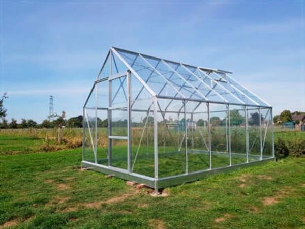 Grote foto tuinkas royal 128 256 x 383 x 218 cm b x d x h tuin en terras kassen en kweekspullen