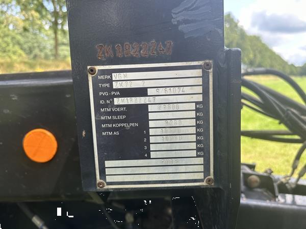 Grote foto vgm zk 22 2 zand kipper agrarisch aanhangwagens
