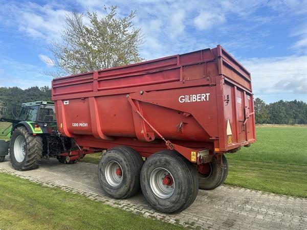 Grote foto gilibert 13 tons lanbouw kipper agrarisch aanhangwagens