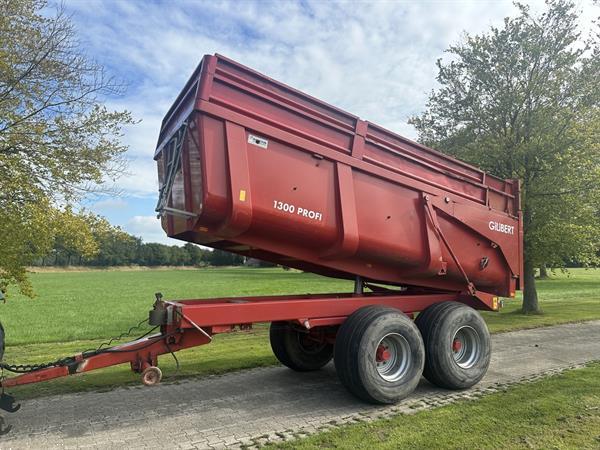 Grote foto gilibert 13 tons lanbouw kipper agrarisch aanhangwagens