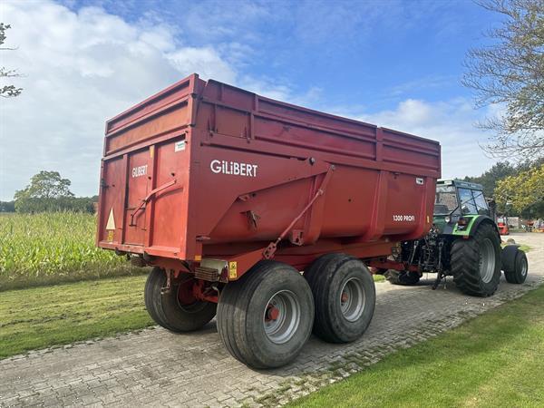 Grote foto gilibert 13 tons lanbouw kipper agrarisch aanhangwagens
