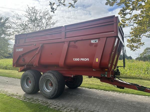 Grote foto gilibert 13 tons lanbouw kipper agrarisch aanhangwagens