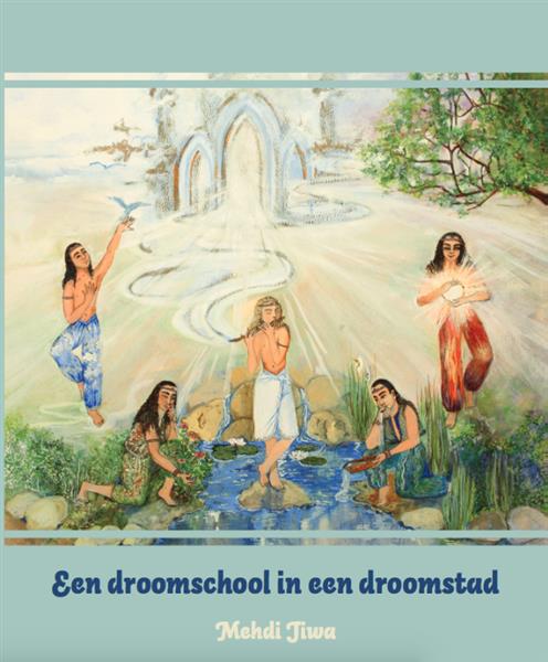 Grote foto een droomschool in een droomstad boeken studieboeken