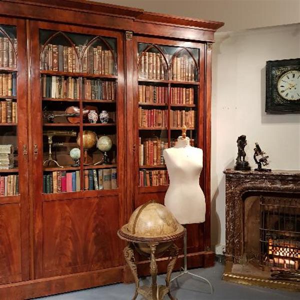 Grote foto antieke kast monumentale bibliotheekkast boekenkast 4 meter breed ca. 1820 no 258034 antiek en kunst stoelen en banken