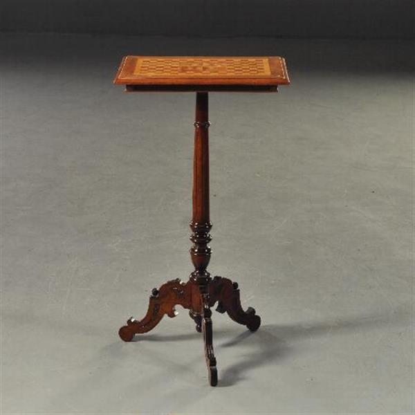 Grote foto antieke bijzettafels wijntafel rechthoekige fraai ingelegde wijntafel ca 1880. no.180407 antiek en kunst stoelen en banken