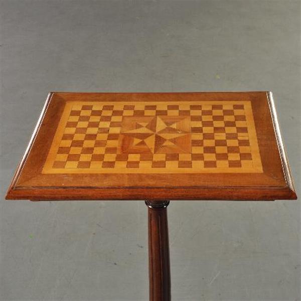 Grote foto antieke bijzettafels wijntafel rechthoekige fraai ingelegde wijntafel ca 1880. no.180407 antiek en kunst stoelen en banken